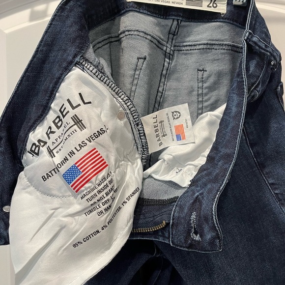Barbell bootcut jean blue sz 26 - Picture 3 of 6